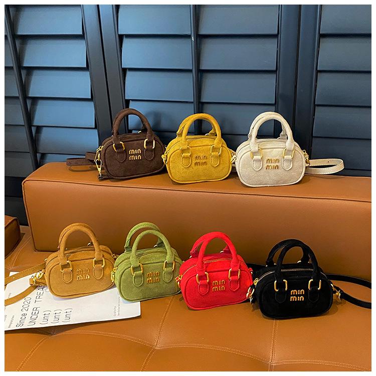 Korean Style Frosted Princess Crossbody Bag - Versatile Women's Shoulder Bag for Little Girls