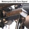 1 Pair Motorcycle LED Turn Signal Running Lights Retro Style Blinker Indicator Lamp Dual LED Light for ATV DC12V
