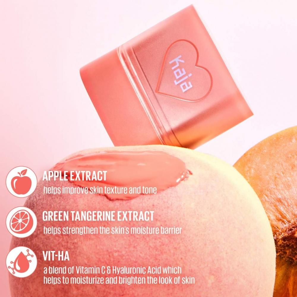 Kaja Dewy Bar Rouge   Lippenbalsam 0,35 Unzen   Füllgrößensequenz 1 Pfirsichkuchen Weiches Korallenpfirsich