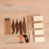 Linden Wood Carving Knife Set - Complete Handmade Woodworking DIY Kit