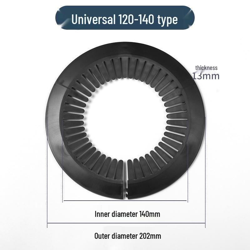 Pipe Decorative Snap-On Ring Cover for PVC or Galvanized Fire and Drainpipes