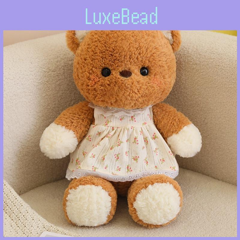 Bear Teddy Clothed Plush Toy Cartoon Stuffed Animal Doll Kids Birthday Gift