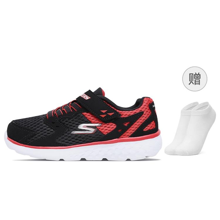 Skechers Go Run 400 Proxo Low-Top Sneakers K Black/Red Kids' 97680L-BKRD
