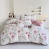 100% Cotton Printed Duvet Cover Set 3PC Soft Skin Friendly Bedding With One Quilt Cover And Two Pillowcases