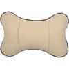 1PCS Car Neck Pillows Both Side Pu Leather Pack Headrest Fit for Most Cars Filled Fiber Universal Car Pillow