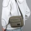 Men's Canvas Waist Pack – Large Capacity Outdoor Fanny Bag with Phone Pocket for Running Hiking & Travel