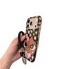 Summer ins Xiaoyu cartoon lanyard black leather for iPhone17promax Apple 16promax mobile phone case