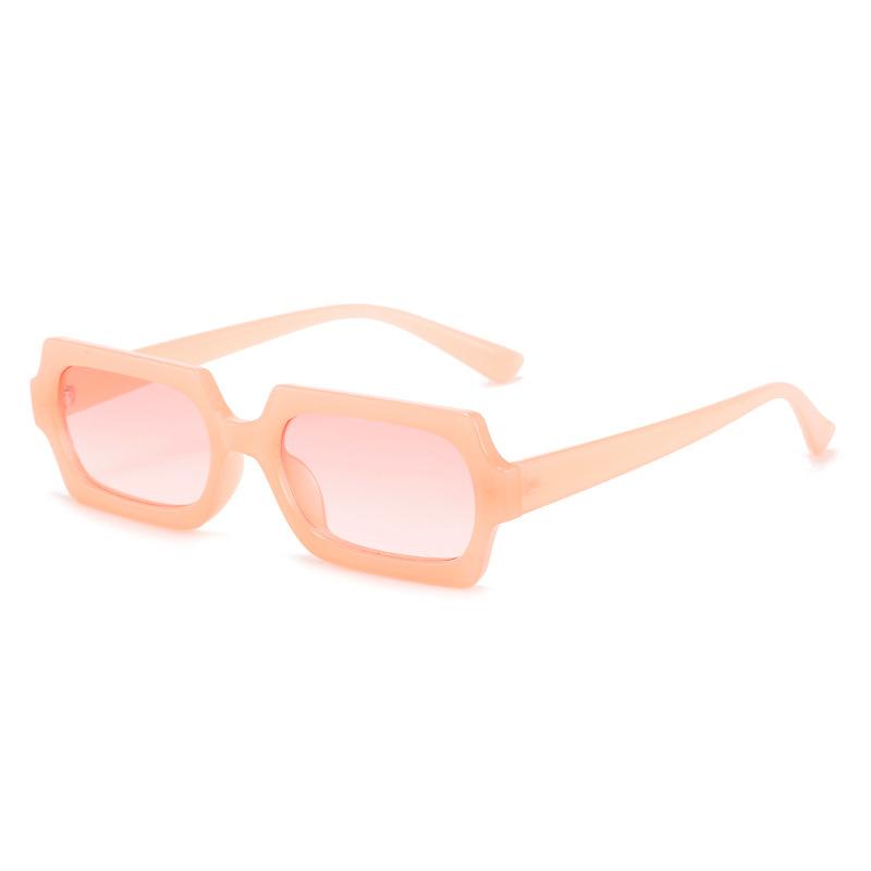 Polygonal Small Frame Sunglasses Candy-Colored Sunglasses Women'S Trend Glasses