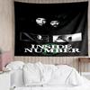 Inside No Print Tapestry, Backdrop, Easy Setup, Ideal for Bedroom, Office & Living Room, with Aesthetic Wall Hanging Decor.