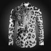 Men's Leopard Print Button Down Shirt Fashion Casual Men's Leopard Print New Design New Soft and Comfortable