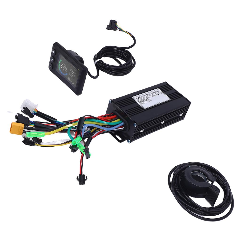 Electric Bike Controller Kit 36V 48V 26A 3 Mode Controller with 130X Thumb Throttle S869 Color Displ