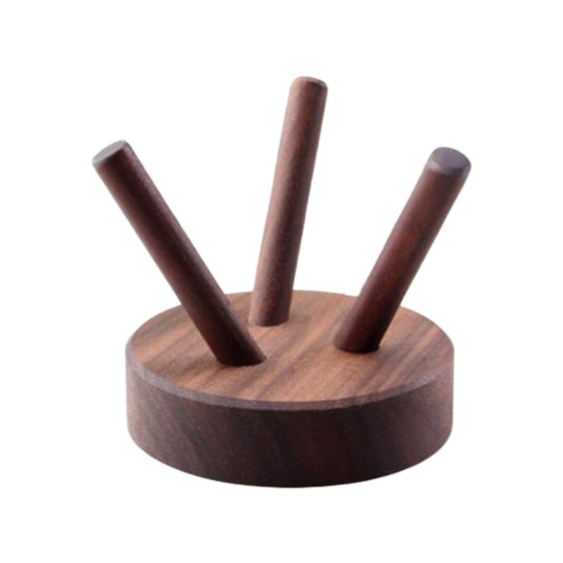 Wood Baseball Holder Decorative Shelf Crystal Ball Holder For Sports Memorabilias Display Living Room Bedroom Decors