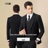 Shanshan Men's Slim-Fit Formal Suit Set