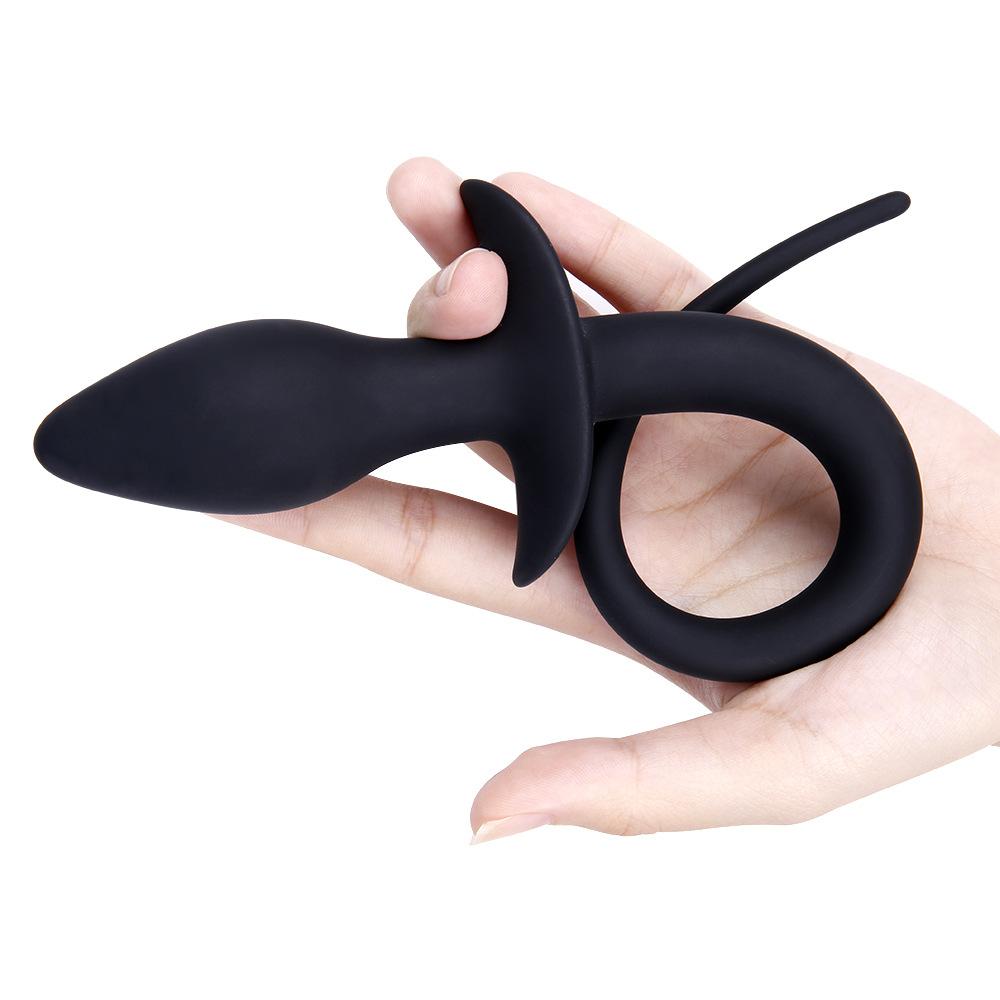 Puppy Play Silicone Dog Tail Plug Erotic Anal Sex Toys for Women Men Slave Game Role Play Pup Tail  G-spot Massage Butt Plug