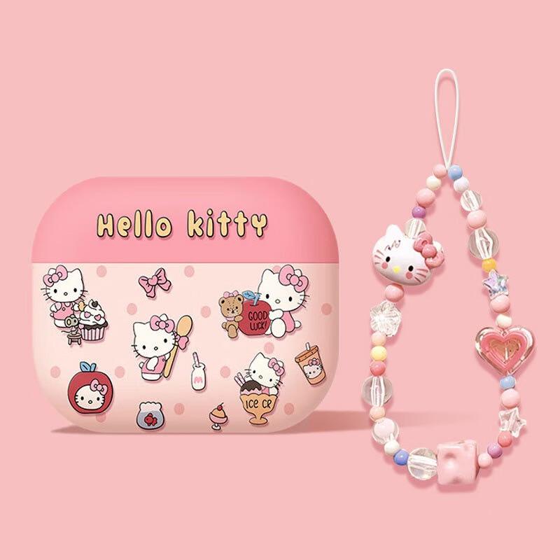Чехол-шнурок Hello Kitty & Cat для AirPods 3