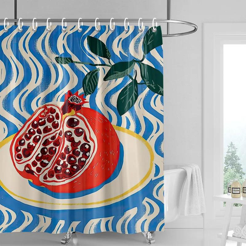 

Nordic Minimalist Figure Illustration Shower Curtain Hotel Homestay Bathroom Partition Curtain Waterproof And Moisture-Proof W60H190(CM)-1 Pcs