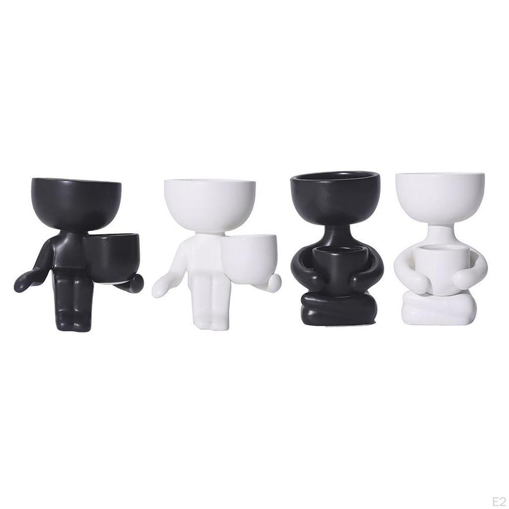 Ceramic Pot Creative Flower Pots Ers Container for Desktop Usage Garden Decoration