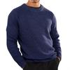 Men's Casual O-neck Loose Cotton Sweater Pullover