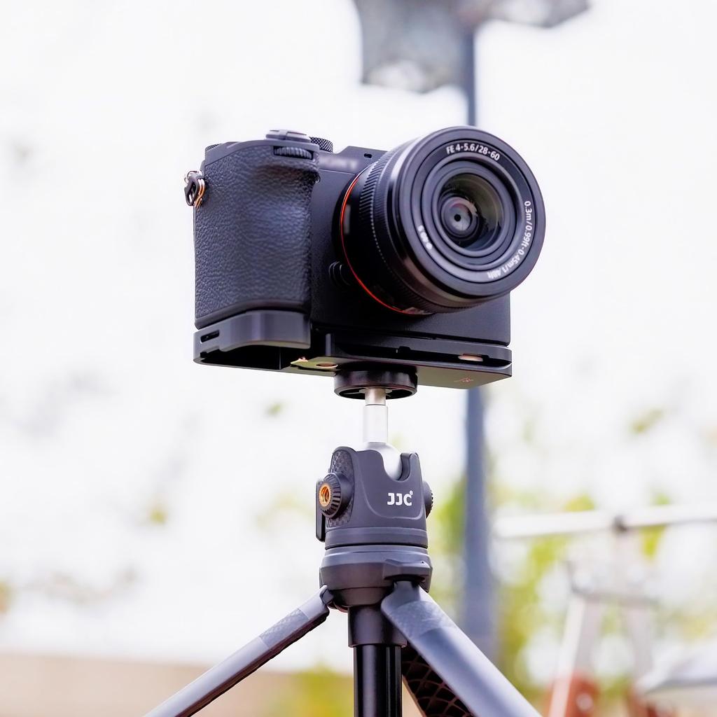 JJC Extension Grip for Sony A7C R Sony AirTag Storage Convenient Battery Screw Arca Type Bottom II/A7C Cameras, GP-X2 Replacement, Built-in Slot,