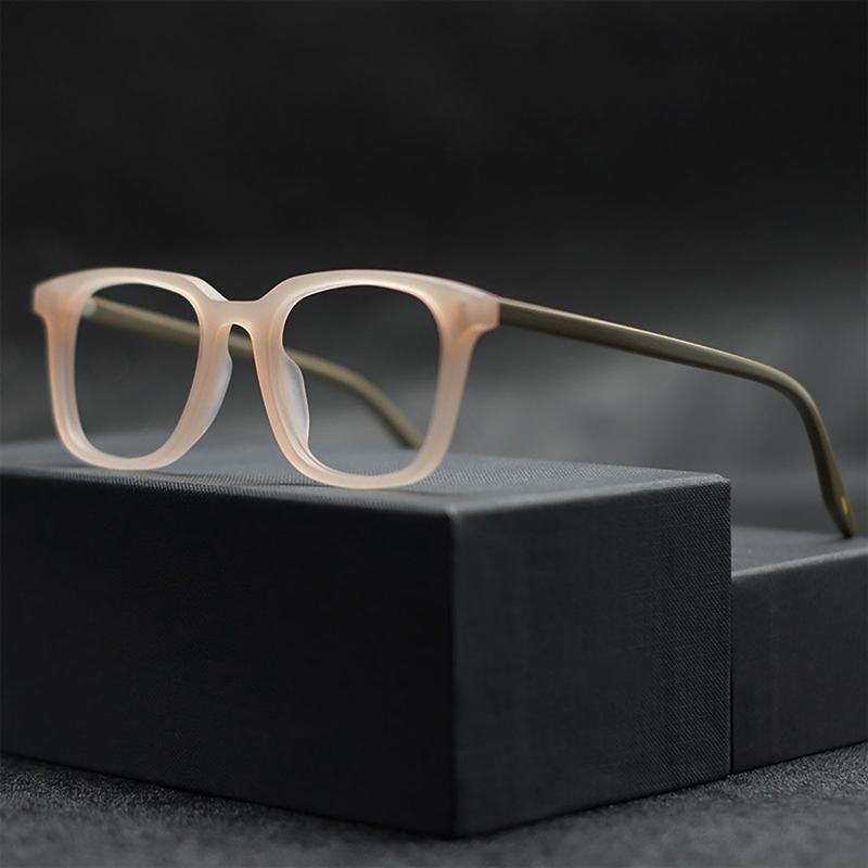 Fashion Vintage Frosted Square Optical Glasses Man Simple Trendy Unisex Eyeglasses for Women Men Literary Retro Matte Eyewear
