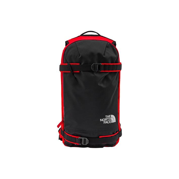 

The North Face 20L Color Block Large Capacity Sports Casual Backpack Unisex Backpack Red Black 3S99-TJ2 Red & Black
