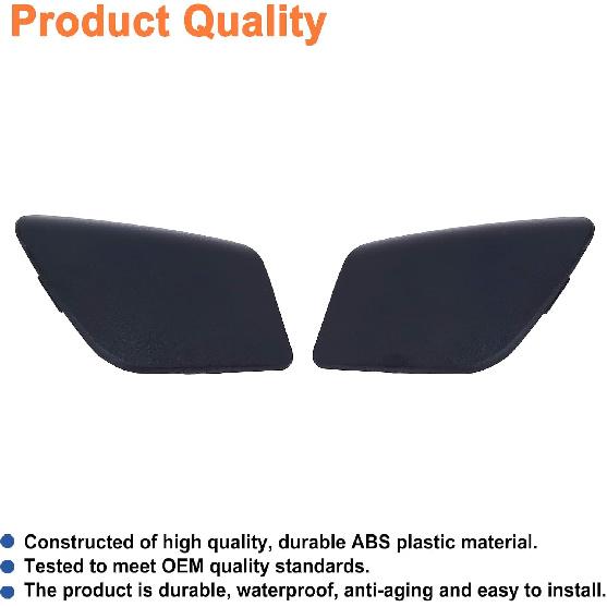 Third Brake Light Cover Trim(1 Pair). Replaces Part # JK4Z13A613AE JK4Z13A613AF. High Mount Stop Light Rear Tail Lamp Cover Trim (Driver