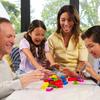 Mattel Games UNO Stacko Balance Block Stacking Game - Family Party Game, 2-10 Players, Ages 7+, Red, JGT89