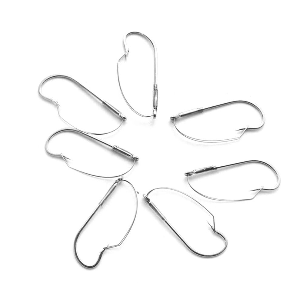 20pcs Weedless Barbed Wacky Rig Hook Single Hook Carp Fishing Hook New Fly Hook