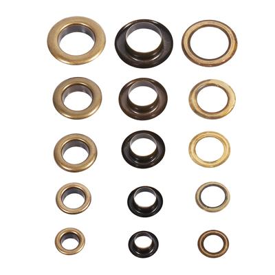 20/100Sets Bronze Schwarz Gold Runde Öse Ösen Decroation Zubehör Ersatz