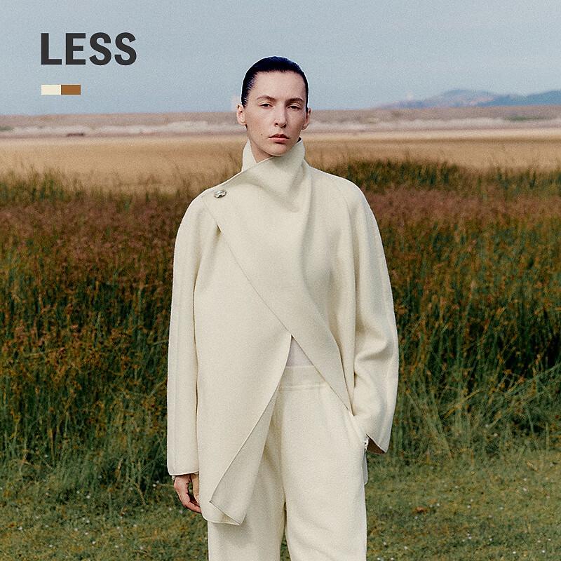 

LESS 2025 Autumn H-Line Wool Cashmere Coat S
