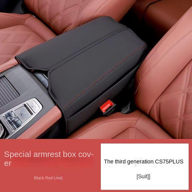 For Chana Changan CS75 PLUS 2026 2026 2026 Car Auto Armrest Box Cover Mad Protective Pad Storage Bag Stowing Tyding
