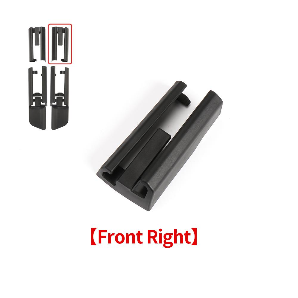 Black ABS Car Seat Rail Trim Cover Sliding Track Bonnet Front Rear Left Right For BMW G30 G11 G12 F15 F16 5 7 Series