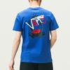 Vans X Fivemonker Collaboration Trendy Cartoon Frog Graphic Round Neck Short Sleeve T-Shirt Unisex T-Shirt Blue VN0A5F49PW8