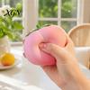 Anxiety Relief Toy Giant Peach Stress Toy, Realistic Large Squeeze TPR Ball Simulated Fruit Sensory Desk for Adults & Kids