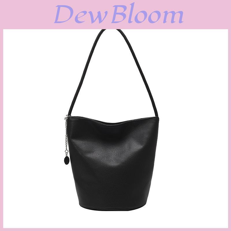 Pu Water Bucket Bag With Large Capacity For Daily Use And Street Style Fashion