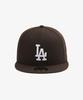 New Era Mlb La Dodgers Basic Fitted Cap Bunt Wood 15131704
