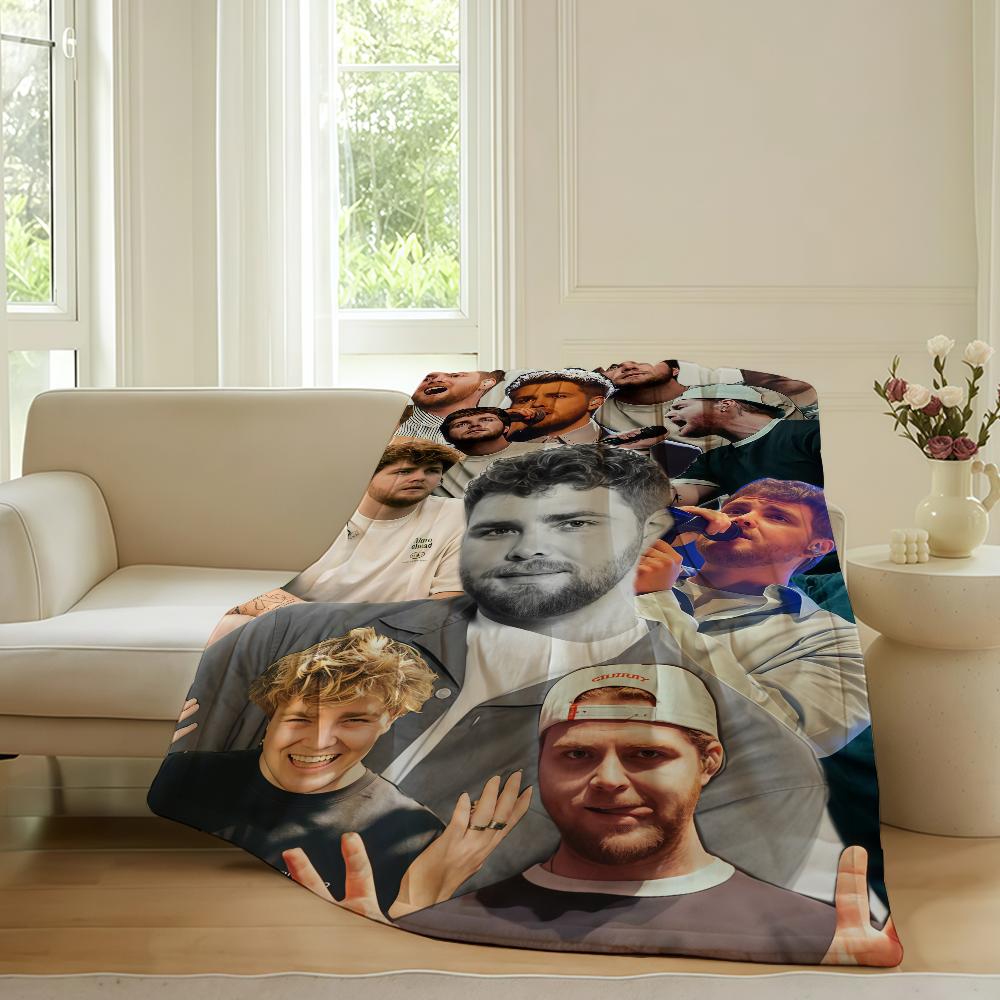 American singer Alex Warren Blanket For Sofa Office Bed Plane Travel Sleep Read Relax Camping Soft And Warm