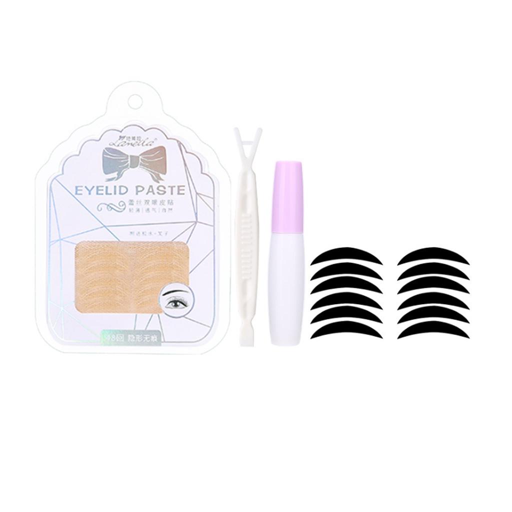 Mesh Lace Double Eyelid Stickers Natural  Crescent Beautiful Eye 5ML