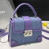 Korean Version Messenger Bag Fashion Handbag 2025 Summer New Niche Personalized Small Square Bag Casual Cute Shoulder Bag