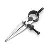 Steel Leathercraft Compass with Spring Hardened Leg Center Finder Drawing Tool for Craft Workshops Divider, (75mm)