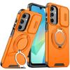 For Samsung Galaxy A16 5G Case Magnetic Holder Ring Shockproof Armor Phone Cover For Galaxy A16 A 16 GalaxyA16 Lens Cover