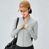 Sports Jacket Women's Pilates Yoga Clothes Stand-up Collar Zipper Quick-drying Breathable Running Fitness Clothes Wear Versatile Tops
