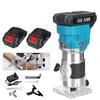 88V 30000RPM 6 Speeds Electric Trimmer Brushless Cordless Rechargeable Wood Router Hand Trimming Machine for Makita 18V Battery