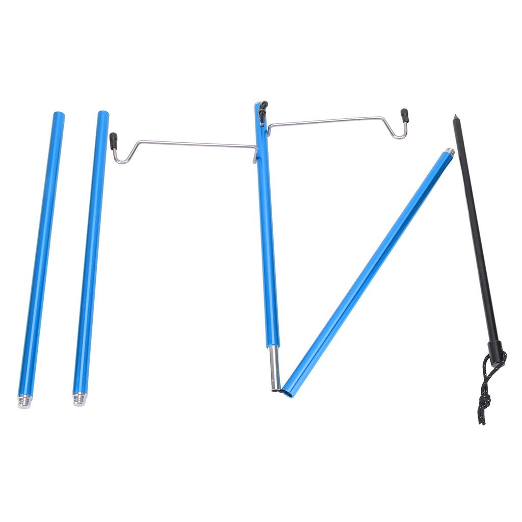 Campinglaternenständer Tragbar Leicht Outdoor Camping Aluminiumlegierung Lampenstange Lichthängend