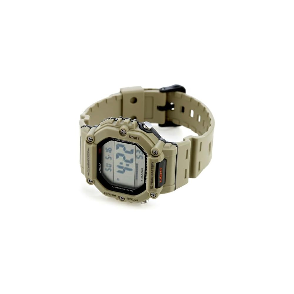 Casio Cheap Casio Digital Quartz Men's Watch AE-1600H-5AV Water Resistant, LED Display, Adjustable Strap