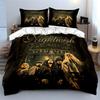 Set Biancheria da Letto Band Nightwish Set Copripiumino Copripiumino Federe (1*Copripiumino 2*Federe, senza piumino)