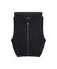 Lafelsortof Hooded Zip-Up Vest van Linnenmix