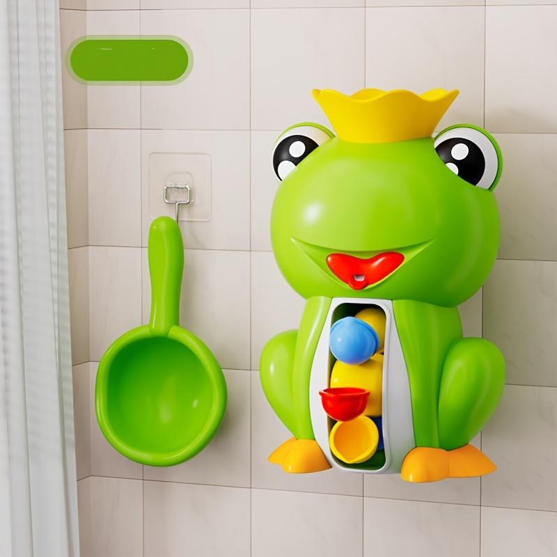 

Adorable Green Frog Princess Bath Toy with Scoop,Beads Interactive Swim Pool Playset for Youngsters,Durable Non Toxic Plastic,Fun Outdoor Activity Toy