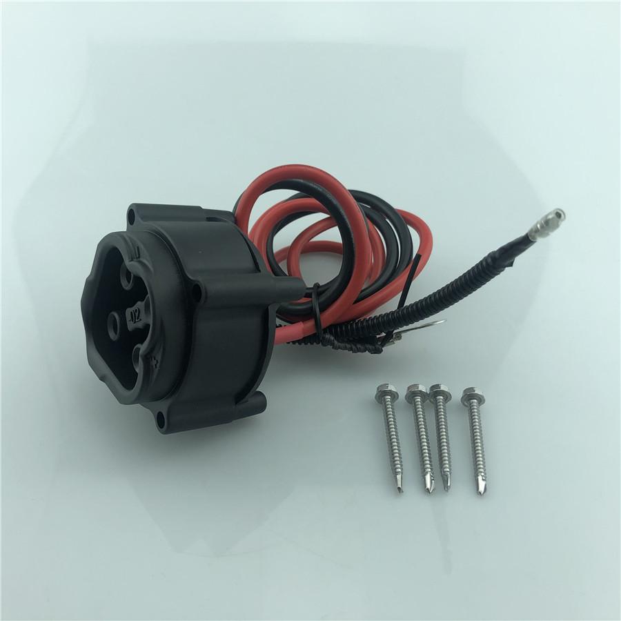 

For 2007-2010 Yamaha G29 Drive Golf Cart Charger Receptacle Part # JW2-H6181-02