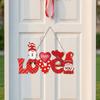 Exquisite Love Door Pendant Creative Valentine's Day Hanging Love Wall Hanging  Home Decoration